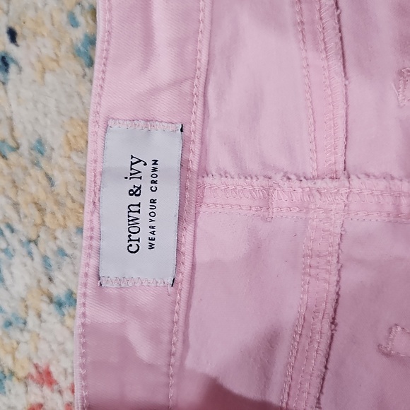 Crown & Ivy Pink Jean - Picture 5 of 7